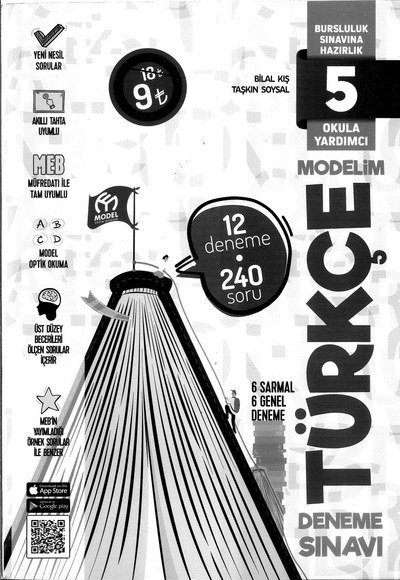 TÜRKÇE MODELİM DENEME SINAVI Zeta Fotokopi