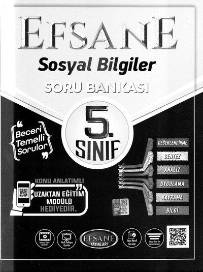 EFSANE SOSYAL BİLGİLER SORU BANKASI Zeta Fotokopi