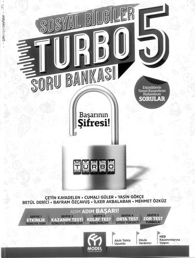 SOSYAL BİLGİLER TURBO SORU BANKASI Zeta Fotokopi