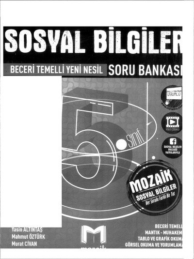 SOSYAL BİLGİLER YENİ NESİL SORU BANKASI Zeta Fotokopi