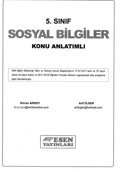 SOSYAL BİLGİLER KONU ANLATIMLI