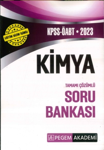 KİMYA TAMAMI ÇÖZÜMLÜ SORU BANKASI Zeta Fotokopi