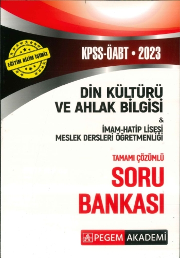 DİN KÜLTÜRÜ VE AHLAK BİLGİSİ TAMAMI ÇÖZÜMLÜ SORU BANKASI Zeta Fotokopi