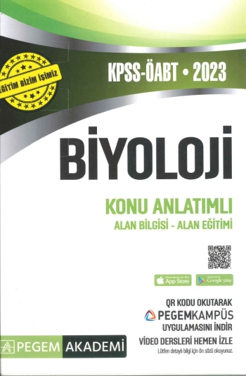 BİYOLOJİ KONU ANLATIMLI ALAN BİLGİSİ-ALAN EĞİTİMİ Zeta Fotokopi