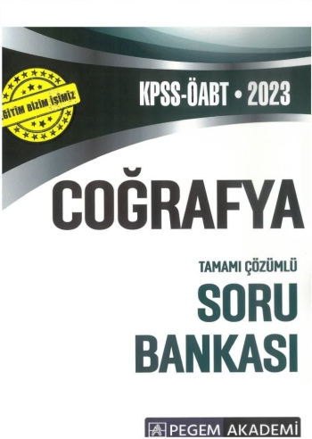 COĞRAFYA TAMAMI ÇÖZÜMLÜ SORU BANKASI Zeta Fotokopi