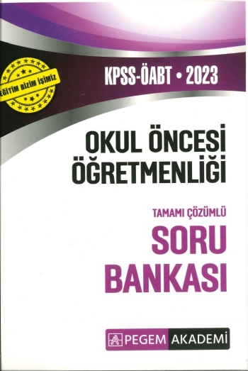 OKUL ÖNCESİ ÖĞRETMENLİĞİ TAMAMI ÇÖZÜMLÜ SORU BANKASI Zeta Fotokopi