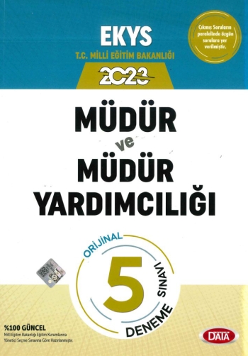 MÜDÜR VE MÜDÜR YARDIMCILIĞI ORJİNAL 5 ÇÖZÜMLÜ DENEME Zeta Fotokopi