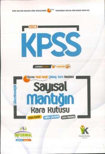 SAYISAL MANTIĞIN KARA KUTUSU