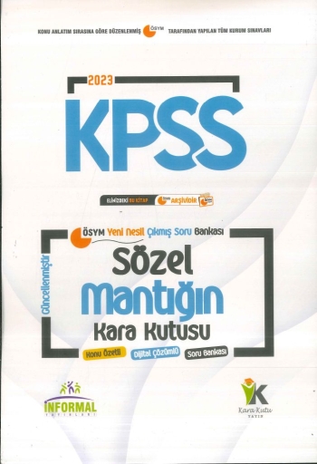 SÖZEL MANTIĞIN KARA KUTUSU Zeta Fotokopi