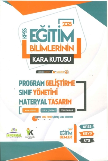 KARA KUTU PROGRAM GELİŞTİRME SINIF YÖNETİMİ MATERYAL TASARIM KONU ÖZETLİ SORU BANKASI Zeta Fotokopi