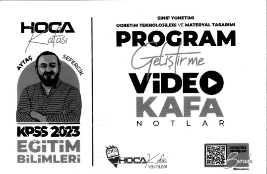 PROGRAM GELİŞTİRME VİDEO KAFA NOTLAR Zeta Fotokopi