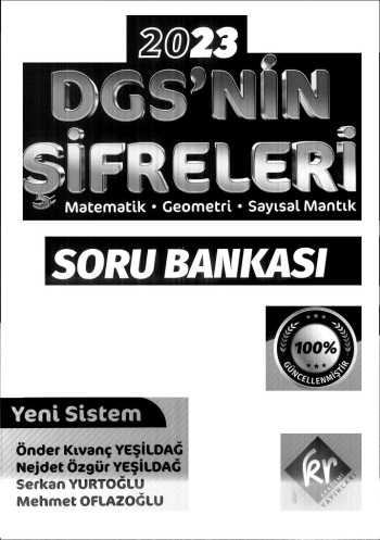 DGS'NİN ŞİFRELERİ MAT GEO SAYISAL MANTIK SORU BANKASI Zeta Fotokopi