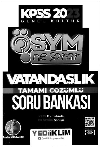 ÖSYM NE SORAR VATANDAŞLIK ÇÖZÜMLÜ SORU BANKASI