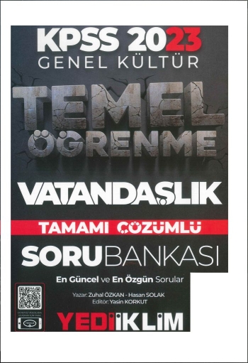 TEMEL ÖĞRENME VATANDAŞLIK ÇÖZÜMLÜ SORU BANKASI Zeta Fotokopi