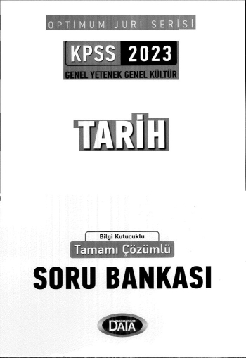 OPTİMUM JÜRİ SERİSİ TARİH TAMAMI ÇÖZÜMLÜ SORU BANKASI
