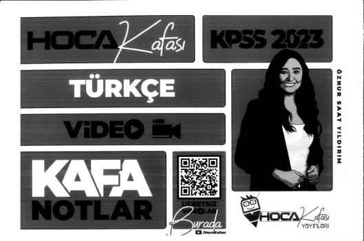 TÜRKÇE VİDEO KAFA NOTLAR Zeta Fotokopi
