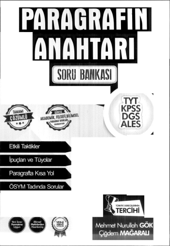 PARAGRAFIN ANAHTARI SORU BANKASI Zeta Fotokopi