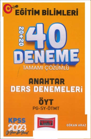 ANAHTAR 40 DENEME ÇÖZÜMLÜ (ÖYT-PG-SY-ÖTMT) Zeta Fotokopi