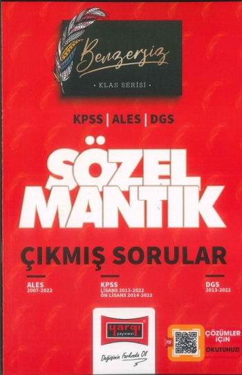 KLAS SERİSİ SÖZEL MANTIK ÇIKMIŞ SORULAR (ALES-KPSS-DGS) 2007-2022 Zeta Fotokopi