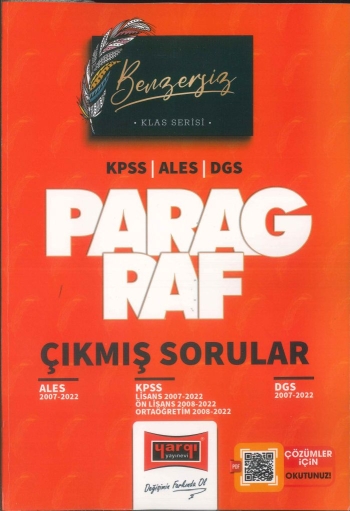 KLAS SERİSİ PARAGRAF ÇIKMIŞ SORULAR (ALES-KPSS-DGS) 2007-2022 Zeta Fotokopi
