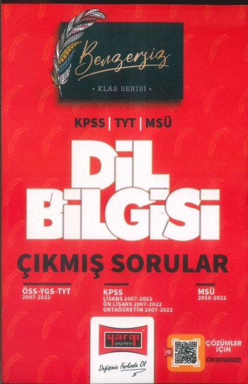 KLAS SERİSİ DİL BİLGİSİ ÇIKMIŞ SORULAR (ÖSS-YGS-TYT-KPSS-MSÜ) 2007-2022 Zeta Fotokopi