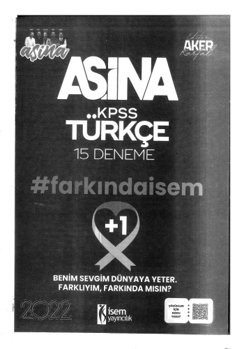 TÜRKÇE 15 DENEME FARKINDAİSEM Zeta Fotokopi