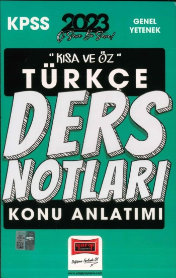 KISA VE ÖZ TÜRKÇE DERS NOTLARI KONU ANLATIMI