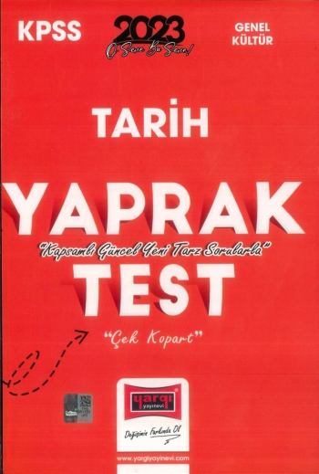 TARİH ÇEK KOPART YAPRAK TEST
