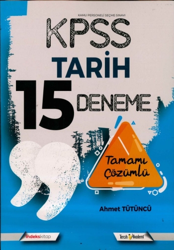 TARİH 15 DENEME TAMAMI ÇÖZÜMLÜ Zeta Fotokopi