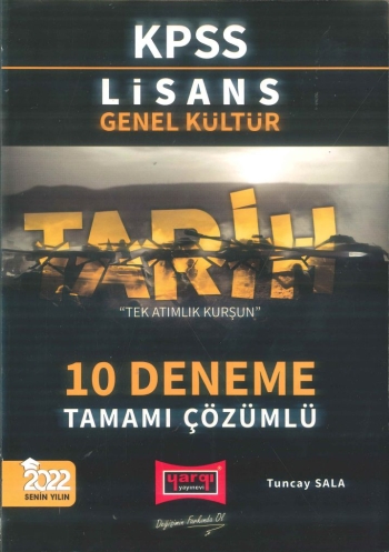 TARİH 10 DENEME TAMAMI ÇÖZÜMLÜ TEK ATIMLIK KURŞUN Zeta Fotokopi