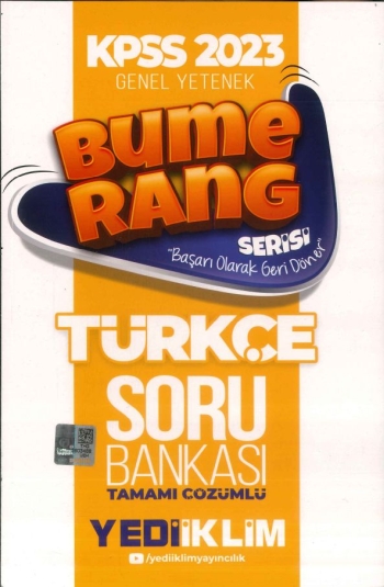 BUMERANG TÜRKÇE TAMAMI ÇÖZÜMLÜ SORU BANKASI Zeta Fotokopi