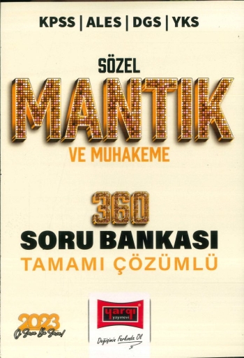 SÖZEL MANTIK VE MUHAKEME 360 ÇÖZÜMLÜ SORU BANKASI Zeta Fotokopi