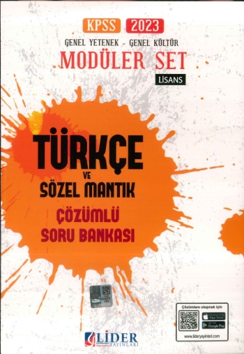 TÜRKÇE VE SÖZEL MANTIK ÇÖZÜMLÜ SORU BANKASI Zeta Fotokopi