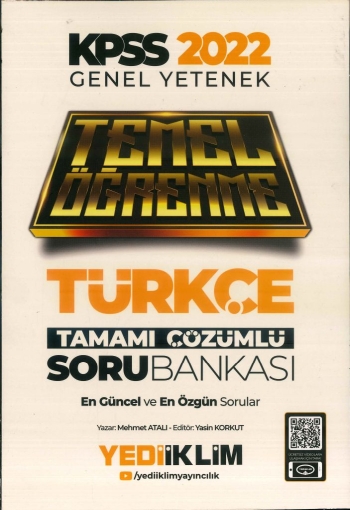 TEMEL ÖĞRENME TÜRKÇE TAMAMI ÇÖZÜMLÜ SORU BANKASI