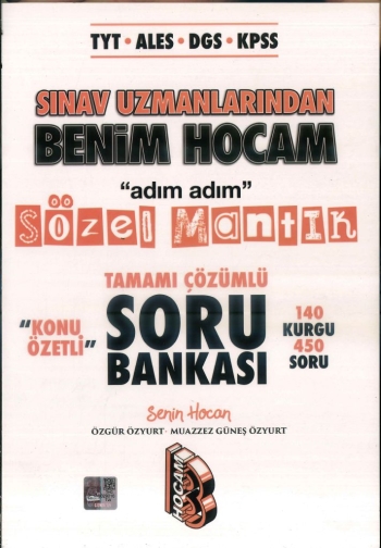 SINAV UZMANLARINDAN ADIM ADIM SÖZEL MANTIK ÇÖZÜMLÜ SORU BANKASI Zeta Fotokopi
