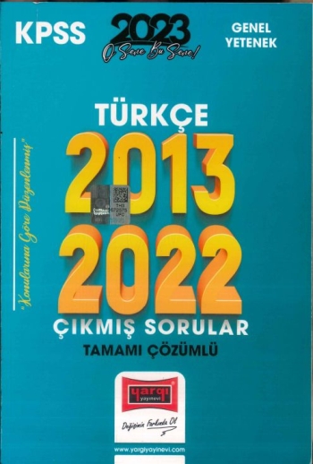 TÜRKÇE 2013-2022 ÇIKMIŞ SORULAR TAMAMI ÇÖZÜMLÜ Zeta Fotokopi