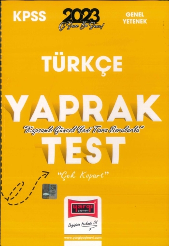 TÜRKÇE YAPRAK TEST ÇEK KOPART Zeta Fotokopi