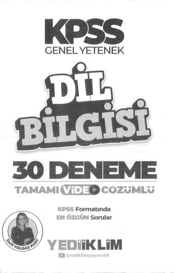 DİL BİLGİSİ 30 DENEME ÇÖZÜMLÜ Zeta Fotokopi