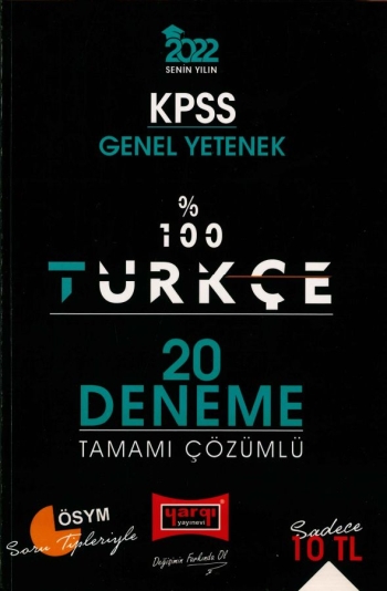 %100 TÜRKÇE ÇÖZÜMLÜ 20 DENEME Zeta Fotokopi