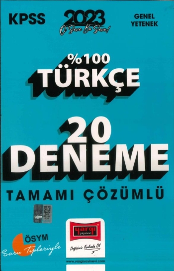 %100 TÜRKÇE 20 DENEME ÇÖZÜMLÜ Zeta Fotokopi