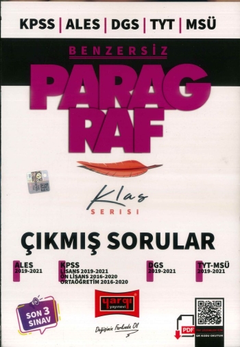 BENZERSİZ PARAGRAF KLAS SERİSİ ÇIKMIŞ SORULAR (2019-2021) Zeta Fotokopi