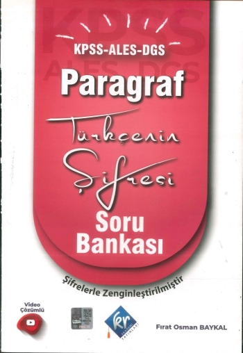 PARAGRAF TÜRKÇENİN ŞİFRESİ SORU BANKASI Zeta Fotokopi