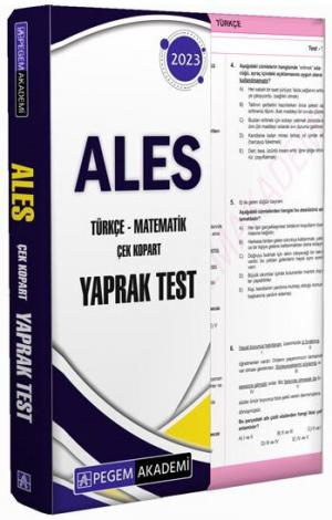 ALES Çek Kopart Yaprak Test Zeta Fotokopi