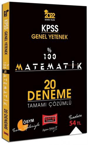 %100 MATEMATİK 20 ÇÖZÜMLÜ DENEME Zeta Fotokopi