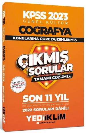 Coğrafya Konularına Göre Tamamı Çözümlü Son 11 Yıl Çıkmış Sorular (2012-2022) Zeta Fotokopi