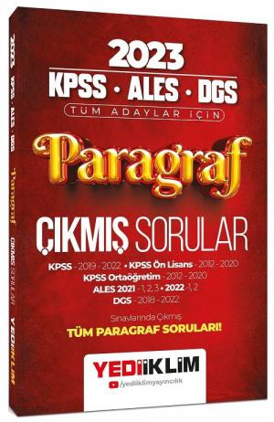 Paragraf Çıkmış Sorular (KPSS ALES DGS) Zeta Fotokopi