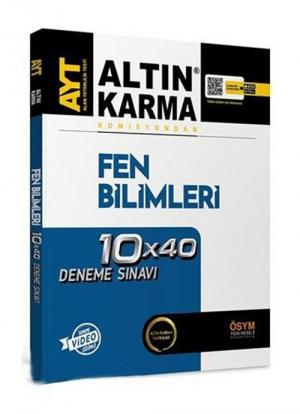 AYT Fen Bilimleri Komisyondan 10x40 Deneme Zeta Fotokopi