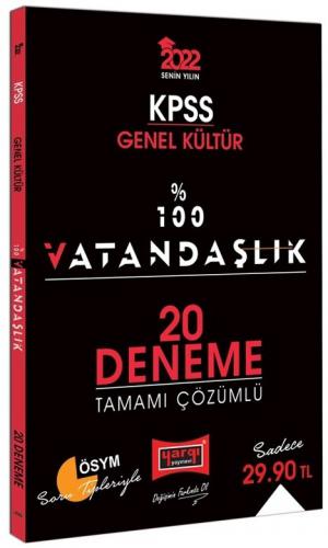 %100 VATANDAŞLIK 20 ÇÖZÜMLÜ DENEME Zeta Fotokopi