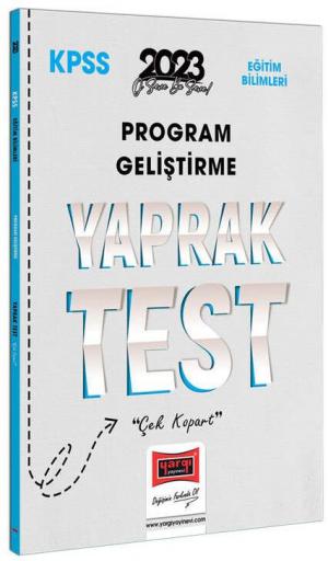Program Geliştirme Yaprak Test Zeta Fotokopi