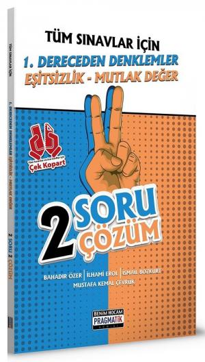 1. DERECEDEN DENKLEMLER EŞİTSİZLİK MUTLAK DEĞER 2 SORU 2 ÇÖZÜM FASİKÜL Zeta Fotokopi